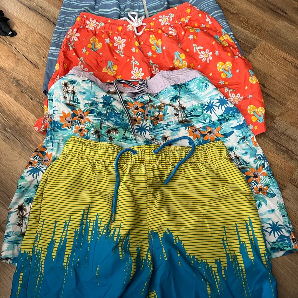 Colorful Swim Shorts Set